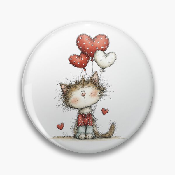 Item preview, Love Cat Illustration designed and sold by Erika Kaisersot.