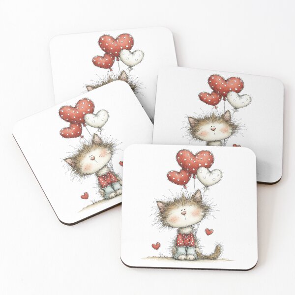 Item preview, Love Cat Illustration designed and sold by Erika Kaisersot.