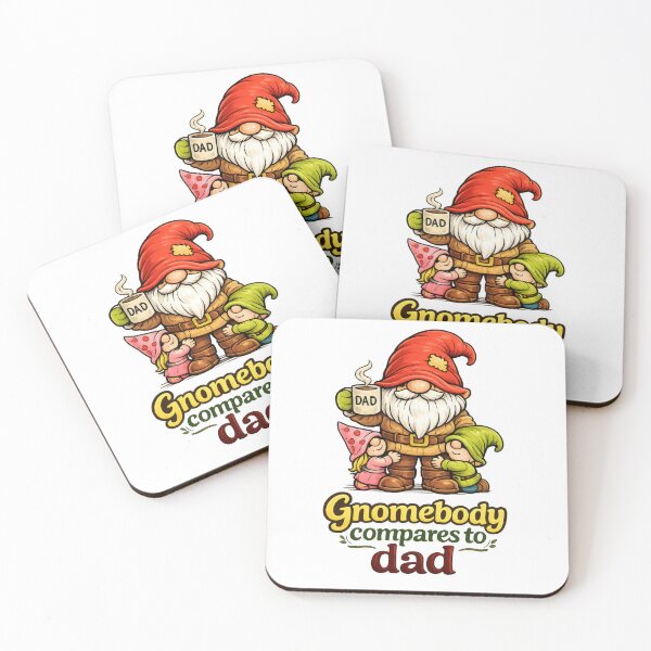Item preview, Gnomebody Compares to Dad – Cute Gnome Father’s Day Illustration designed and sold by Moriarty's Digital Visions.