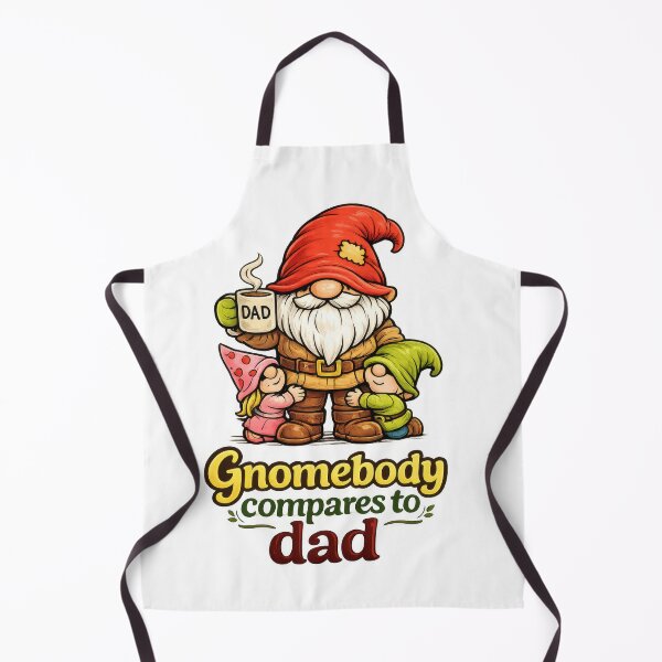 Item preview, Gnomebody Compares to Dad – Cute Gnome Father’s Day Illustration designed and sold by Moriarty's Digital Visions.