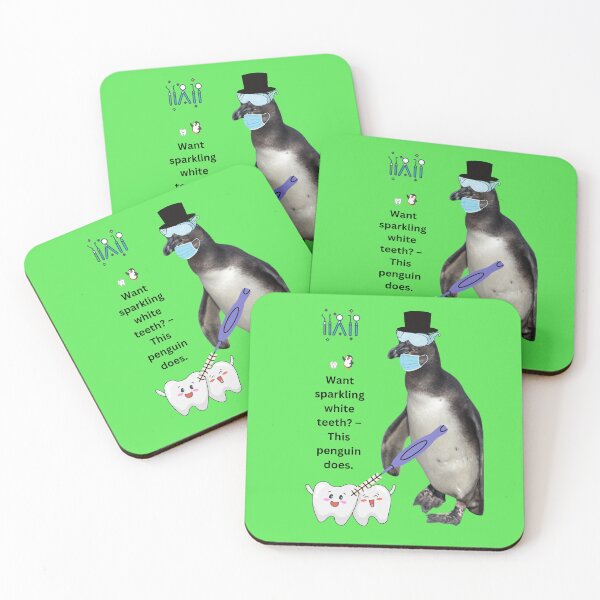 Item preview, Kopie von Kopie von Kopie von Kopie von Kopie von Penguin Dentist Collection - Want sparkling white teeth? – This penguin does. designed and sold by Katja LebenFreude.