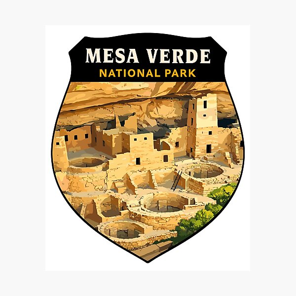 Artikelvorschau, Mesa Verde Nationalpark-Aufkleber entworfen und verkauft von Gideon Emmerich.