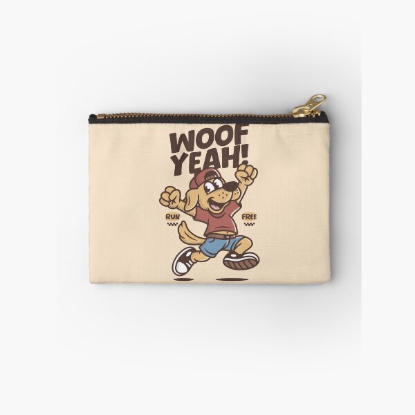 Item preview, Woof Yeah! Funny Running Dog Cartoon – Motivational Sport Design designed and sold by adipra.
