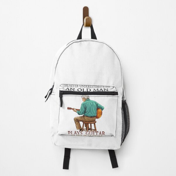 Item preview, Vintage Old Man Playing Guitar - Never Underestimate Musician Design designed and sold by MOHAMED.