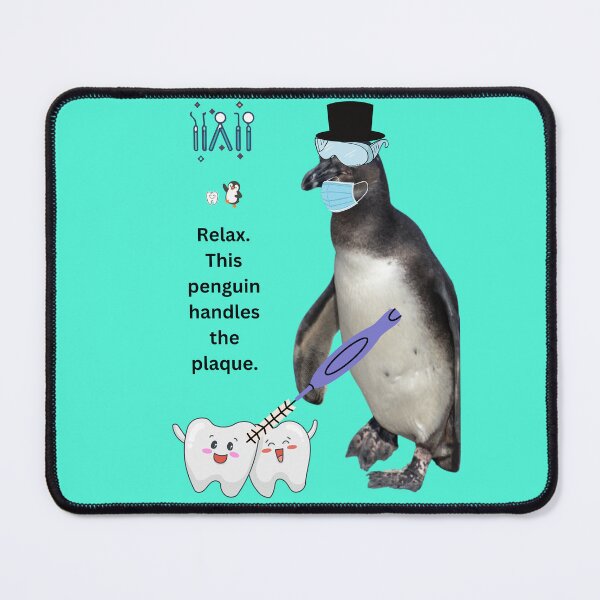 Item preview, Relax - Professional teeth cleaning - funny dentist series designed and sold by Katja LebenFreude.