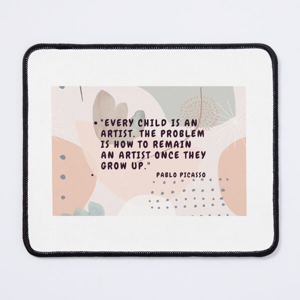 Item preview, Picasso quote designed and sold by GiftedHippy.