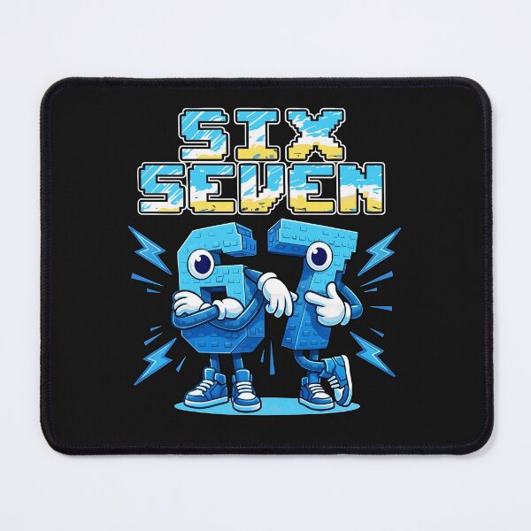Item preview, Six Seven Italian Brainrot Cool Pose 67 Lightning Drip Pixel Gamer Meme Birthday Boys Gift For Boy Kids designed and sold by ArmyAbodo.