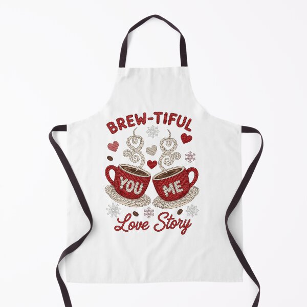 Item preview, Brew-tiful You and Me Coffee Love Story Winter Knit Art designed and sold by StellasRealm.