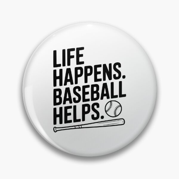 Item preview, Life Happens. Baseball Helps. designed and sold by Frank Ring.