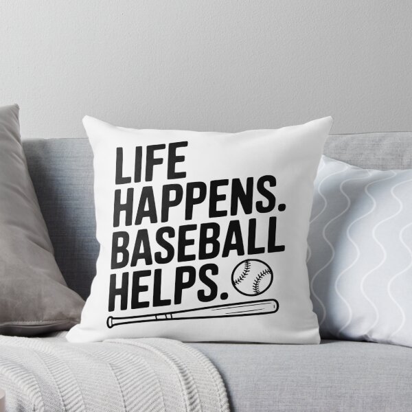 Item preview, Life Happens. Baseball Helps. designed and sold by Frank Ring.