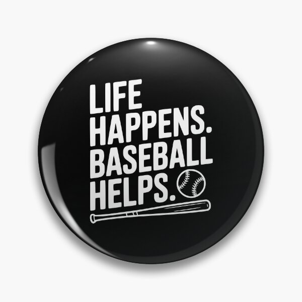 Item preview, Life Happens. Baseball Helps. designed and sold by Frank Ring.