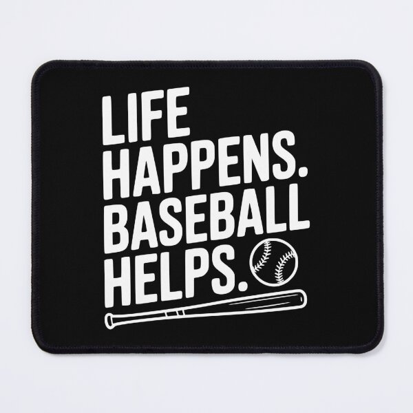 Item preview, Life Happens. Baseball Helps. designed and sold by Frank Ring.