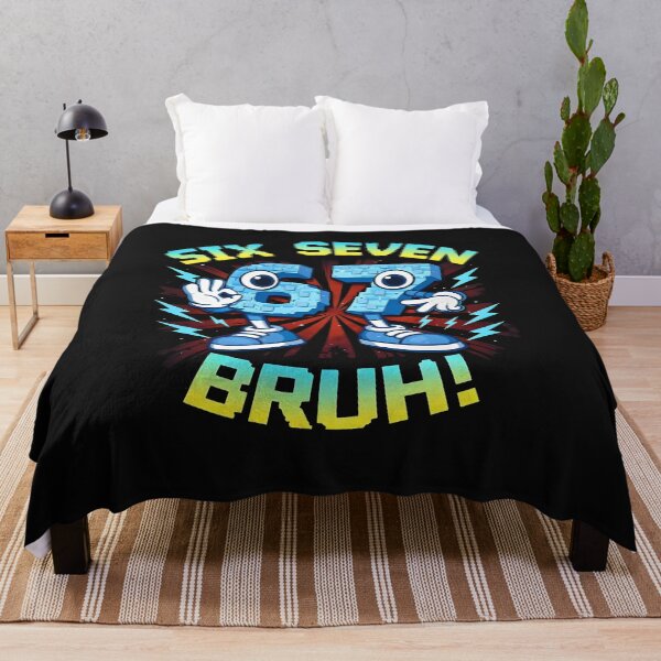Item preview, Six Seven Bruh OK Hand Sign Circle Game Italian Brainrot Meme Pixel Gamer Meme Birthday Boys Gift For Boy Kids designed and sold by ArmyAbodo.