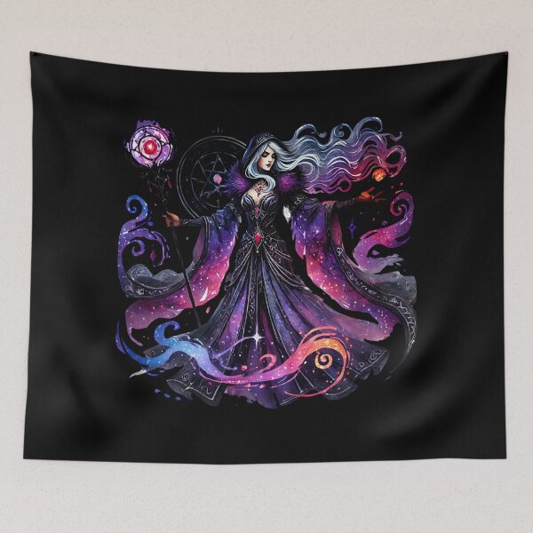 Item preview, Celestial Void Sorceress designed and sold by TheInkRaven.