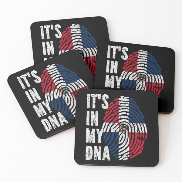 Item preview, IT'S IN MY DNA Dominican Republic Flag Roots designed and sold by CosmoKitsch.