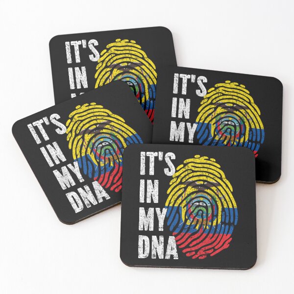 Item preview, IT'S IN MY DNA Ecuador Flag Roots designed and sold by CosmoKitsch.