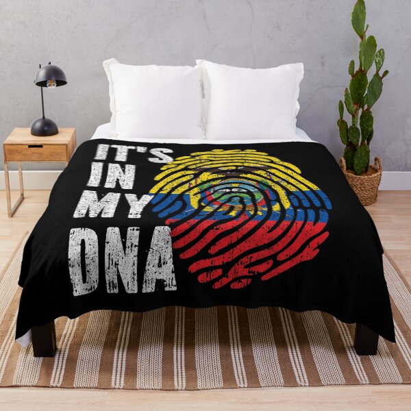 Item preview, IT'S IN MY DNA Ecuador Flag Roots designed and sold by CosmoKitsch.