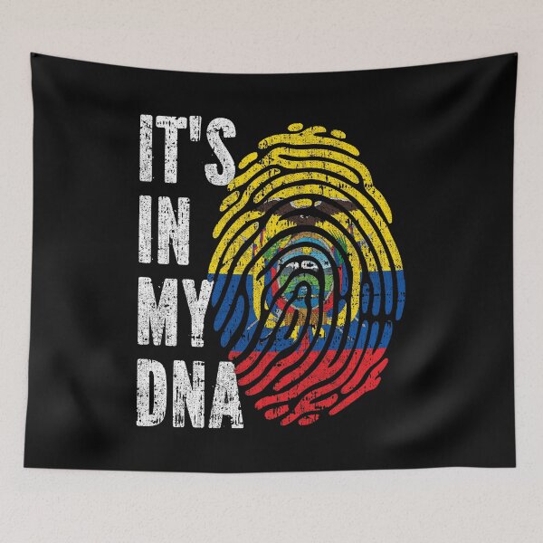 Item preview, IT'S IN MY DNA Ecuador Flag Roots designed and sold by CosmoKitsch.