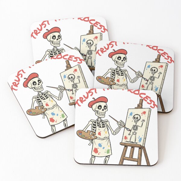Item preview, Masterpiece In Progress - Funny Skeleton Artist designed and sold by STARLIGHTS.