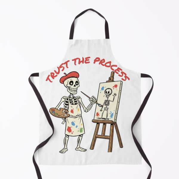 Item preview, Masterpiece In Progress - Funny Skeleton Artist designed and sold by STARLIGHTS.