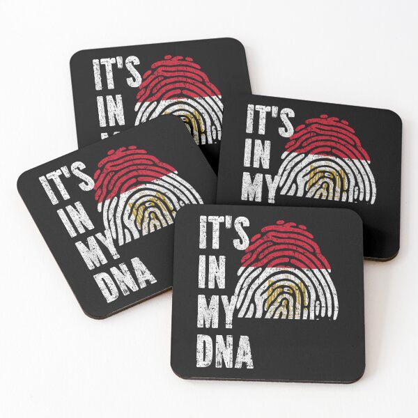 Item preview, IT'S IN MY DNA Egypt Flag Roots designed and sold by CosmoKitsch.