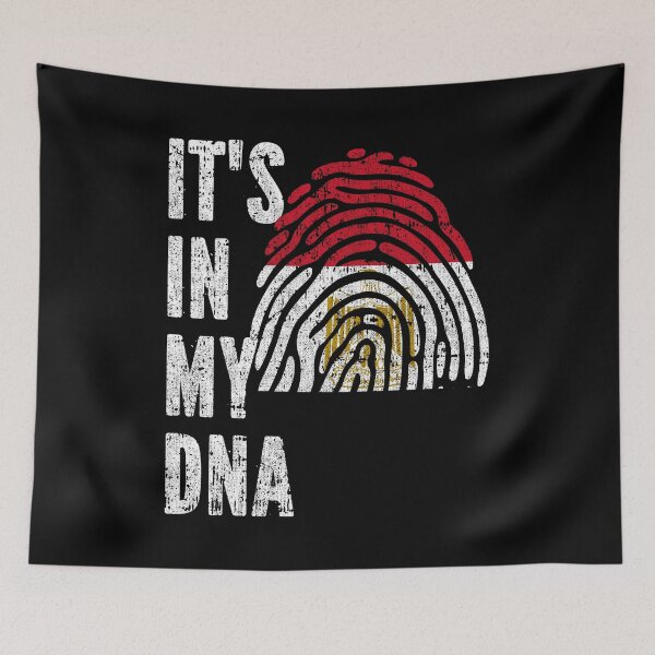 Item preview, IT'S IN MY DNA Egypt Flag Roots designed and sold by CosmoKitsch.