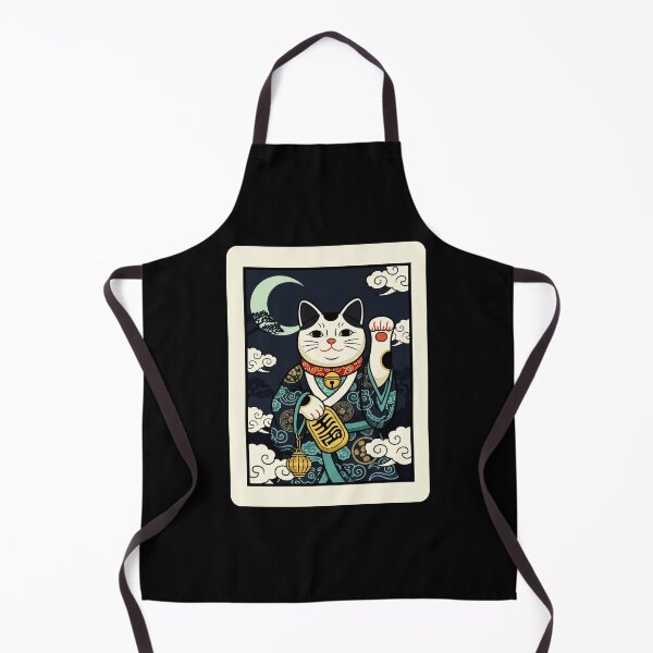 Item preview, Lucky Cat Maneki Neko Fortune Illustration Traditional Japanese Style designed and sold by JordynLadukeg65.