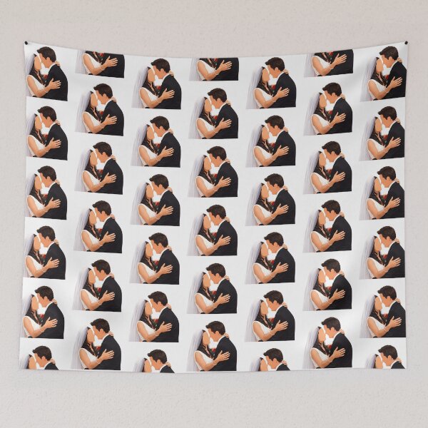 Item preview, Monica Geller and Chandler Bing designed and sold by spidercolapinto.