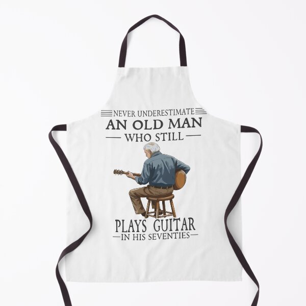 Item preview, Vintage Old Man Playing Guitar - "Never Underestimate" Musician Tribute designed and sold by Evaevonechi.