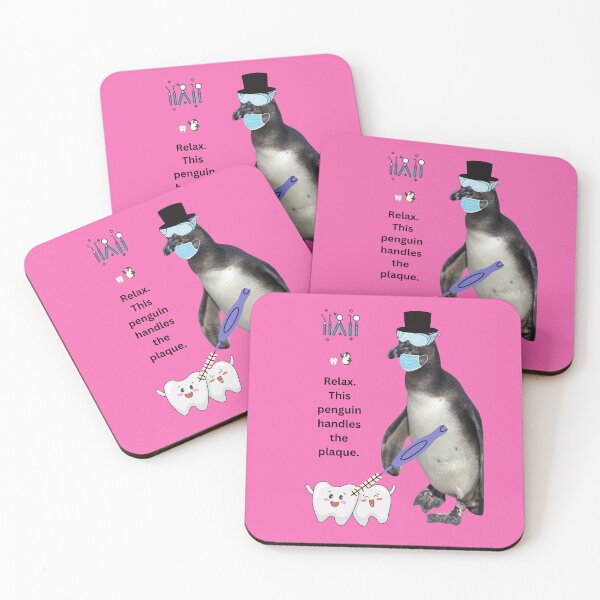 Item preview, Relax with the Penguin - a funny dentist series designed and sold by Katja LebenFreude.