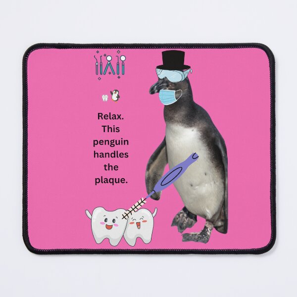 Item preview, Relax with the Penguin - a funny dentist series designed and sold by Katja LebenFreude.