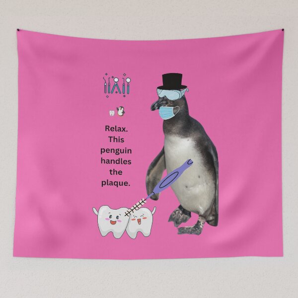 Item preview, Relax with the Penguin - a funny dentist series designed and sold by Katja LebenFreude.
