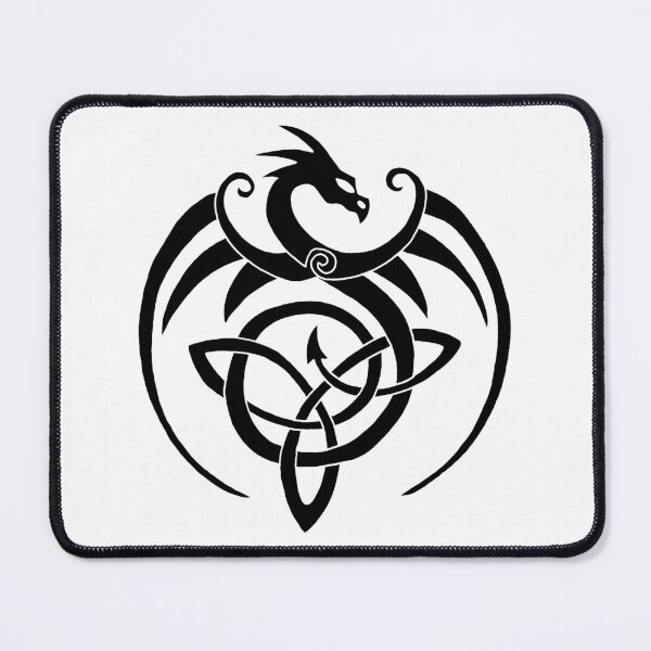 Item preview, Black dragon and Celtic symbol designed and sold by Lagueny.