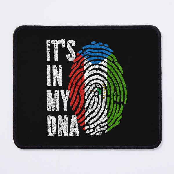 Item preview, IT'S IN MY DNA Equatorial Guinea Flag Roots designed and sold by CosmoKitsch.