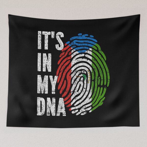 Item preview, IT'S IN MY DNA Equatorial Guinea Flag Roots designed and sold by CosmoKitsch.