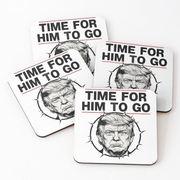 Item preview, Time For Him To Go" Political Statement - Bold Anti-Trump designed and sold by Evaevonechi.