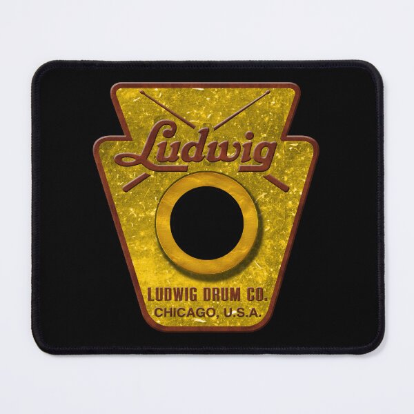 Item preview, Ludwig Drum Badge designed and sold by Lonesome Dog Art.
