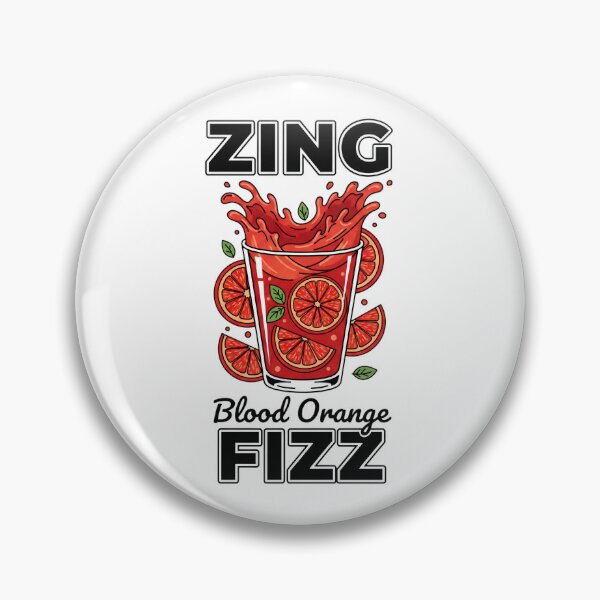 Item preview, ZING Blood Orange Fizz – Bold Citrus Soda Art designed and sold by C3J7.
