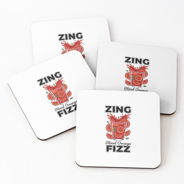 Item preview, ZING Blood Orange Fizz – Bold Citrus Soda Art designed and sold by C3J7.