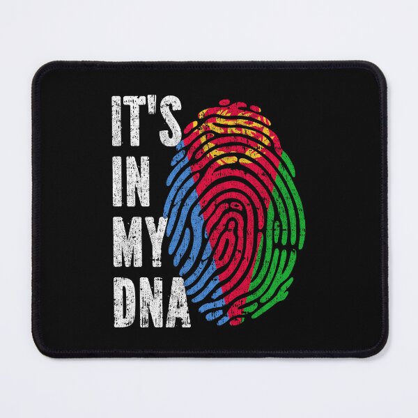 Item preview, IT'S IN MY DNA Eritrea Flag Roots designed and sold by CosmoKitsch.