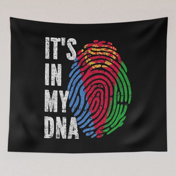 Item preview, IT'S IN MY DNA Eritrea Flag Roots designed and sold by CosmoKitsch.