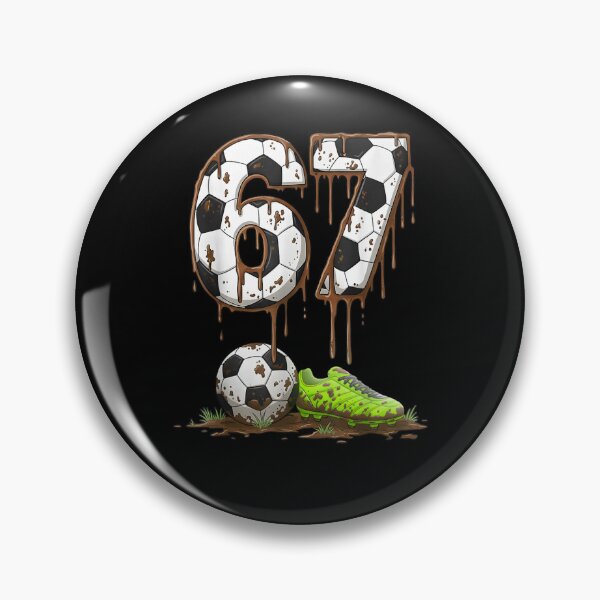 Item preview, Soccer 67 Six Seven Meme Boys Teens Kids Gen Alpha Slang 6 7 designed and sold by Juansustait.