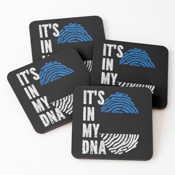 Item preview, IT'S IN MY DNA Estonia Flag Roots designed and sold by CosmoKitsch.