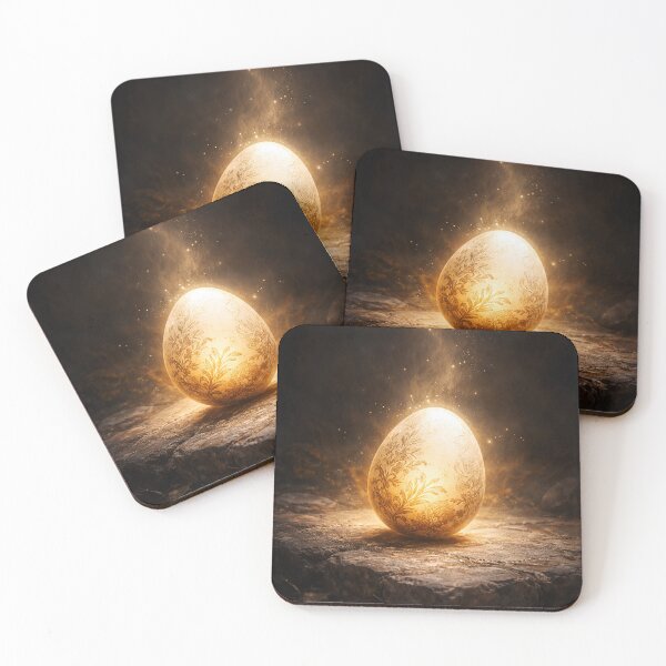 Item preview, The Golden Egg of Creation – Mythic Fantasy Light Art designed and sold by MirAgency.