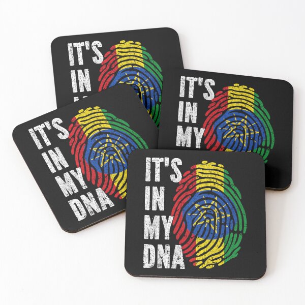 Item preview, IT'S IN MY DNA Ethiopia Flag Roots designed and sold by CosmoKitsch.