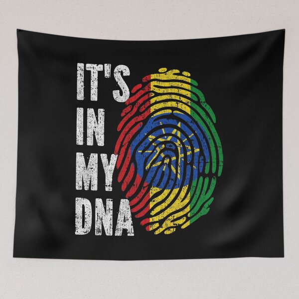 Item preview, IT'S IN MY DNA Ethiopia Flag Roots designed and sold by CosmoKitsch.