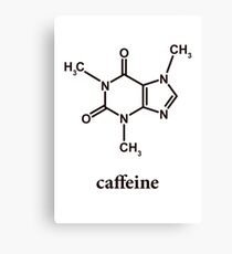 Koffein-Molekül Leinwanddruck