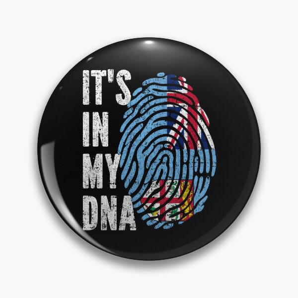 Item preview, IT'S IN MY DNA Fiji Flag Roots designed and sold by CosmoKitsch.