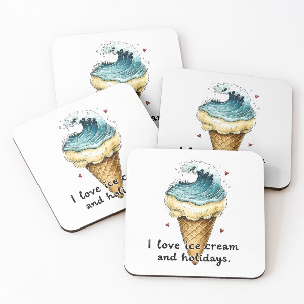 Item preview, Chocolate ice cream with latte coffee flavor designed and sold by MaciejRudzinsky.