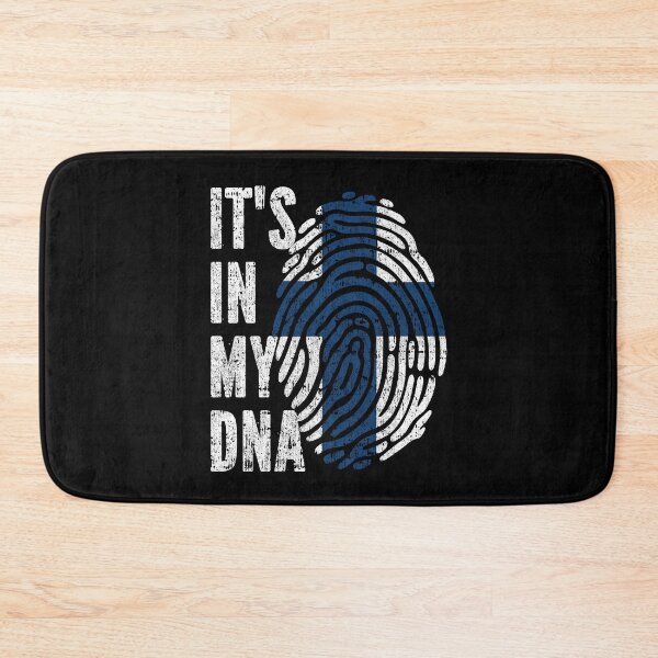 Item preview, IT'S IN MY DNA Finland Flag Roots designed and sold by CosmoKitsch.